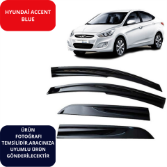 CAM RÜZGARLIK HYUNDAİ ACCENT BLUE KROM ÇITALI KOD:CHR-01