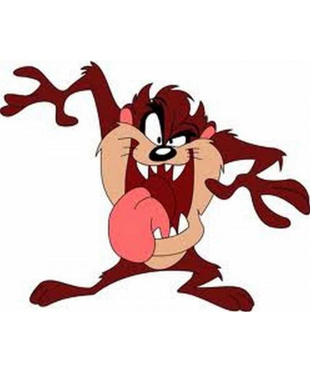 TAZMANYA CANAVARI ORTA STİCKER 14X12CM KOD:800901223