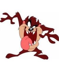 TAZMANYA CANAVARI KÜÇÜK STİCKER 7X8CM KOD:800901225