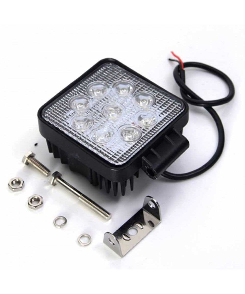 ÇALIŞMA LAMBASI KARE PROJEKTÖR 12V 16 LED KOD:5048