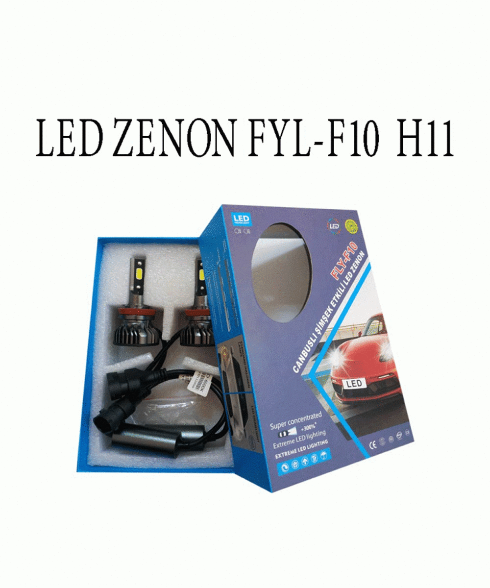 LED ZENON FLY-F10 CANBUS ŞİMŞEK ETKİLİ LED ZENON H11 KOD:FLYH11
