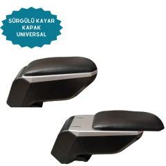 KOLÇAK MATTE KAYAR KAPAK SİYAH KROM KOD:3637
