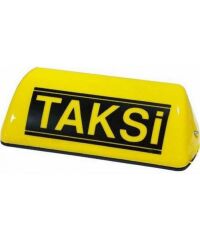 TAKSİ LEVHASI IŞIKLI MIKNATISLI SARI YAZILI KOD:TKS1