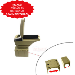 KOLÇAK KIZAKLI BEJ AYARLI KÜLLÜK VE BARDAKLIK BÖLMELİ KOD:4705707