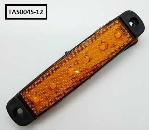 PARMAK LED TAS 12V 6 LEDLİ SARI KOD:TAS004S-12