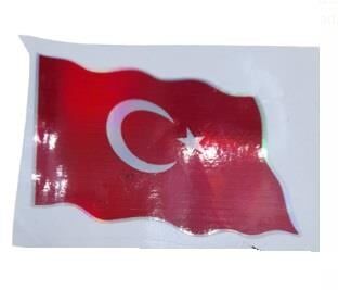 DALGALI BAYRAK HOLOGRAM KÜÇÜK 8X11 KOD:1228