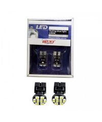 T10 AMPUL 12V 8 LED SMD BEYAZ FİBER TAKIM KOD:0400210