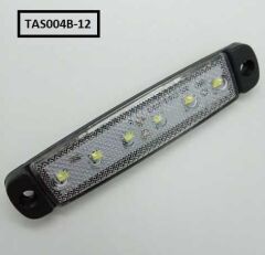 PARMAK LED TAS 24V 6 LEDLİ BEYAZ KOD:TAS004B