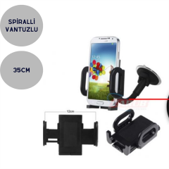 TELEFON TUTUCU 35CM SPİRALLİ VANTUZLU KOD:5901951