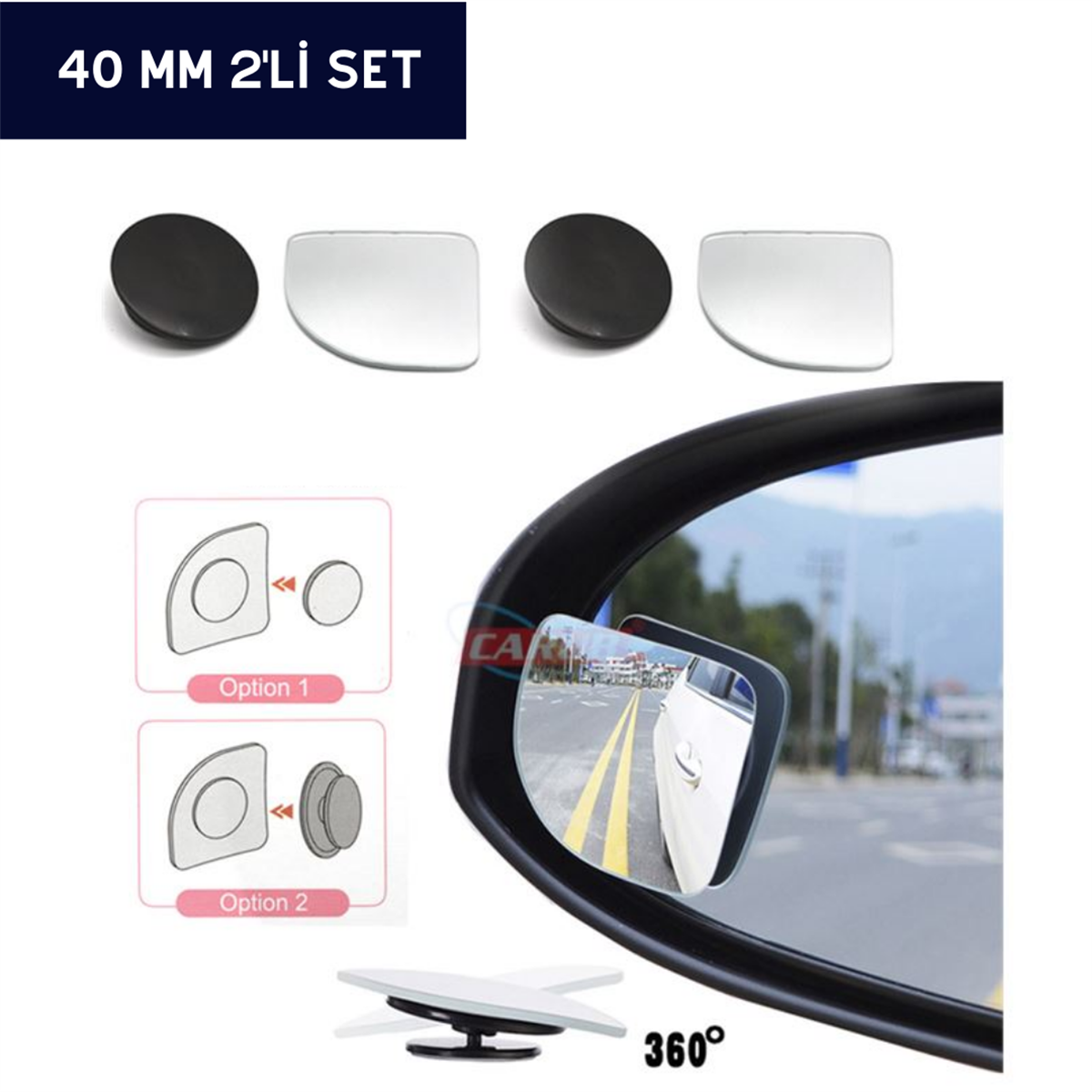 AYNA KÖR NOKTA OYNARLI 40MM OVAL 2'Lİ KOD:0221236