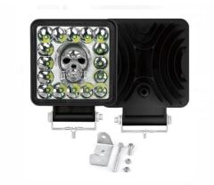 ÇALIŞMA LAMBASI KURU KAFA 48W 25MM 7 RENK ÇAKARLI KOD:9904