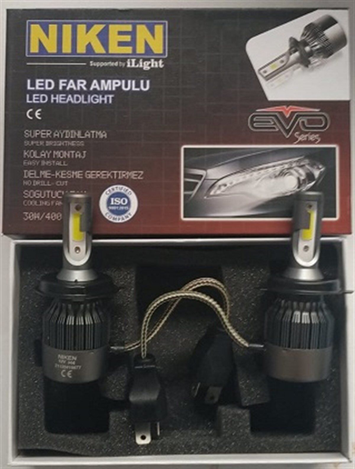 LED ZENON H4 EVO SERİSİ NİKEN KOD:0120020301
