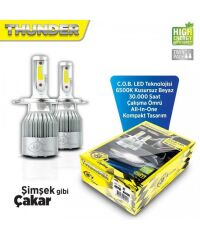 JSV THUNDER 9006 6500K YENİ NESİL LED TEKNOLOJİSİ ZENON SET KOD:40798