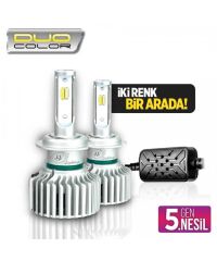 JSV FAR LEDİ 5.NESİL LED H3 TEKNOLOJİSİ ÇİFT RENK ŞİMŞEK ETKİLİ AMPUL KOD:41211