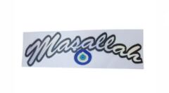 HOLOGRAM MAŞALLAH YAZI BÜYÜK 110X33 KOD:1246