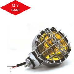 OFF ROAD SİS LAMBASI SARI YUVARLAK 4X4 NİKELAJ ADET KOD:3017101
