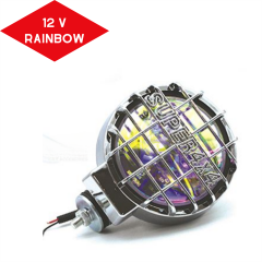 OFF ROAD SİS LAMBASI RAİNBOW YUVARLAK 4X4 NİKELAJ ADET KOD:3017001