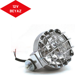 OFF ROAD SİS LAMBASI BEYAZ YUVARLAK 4X4 NİKELAJ ADET KOD:3017201
