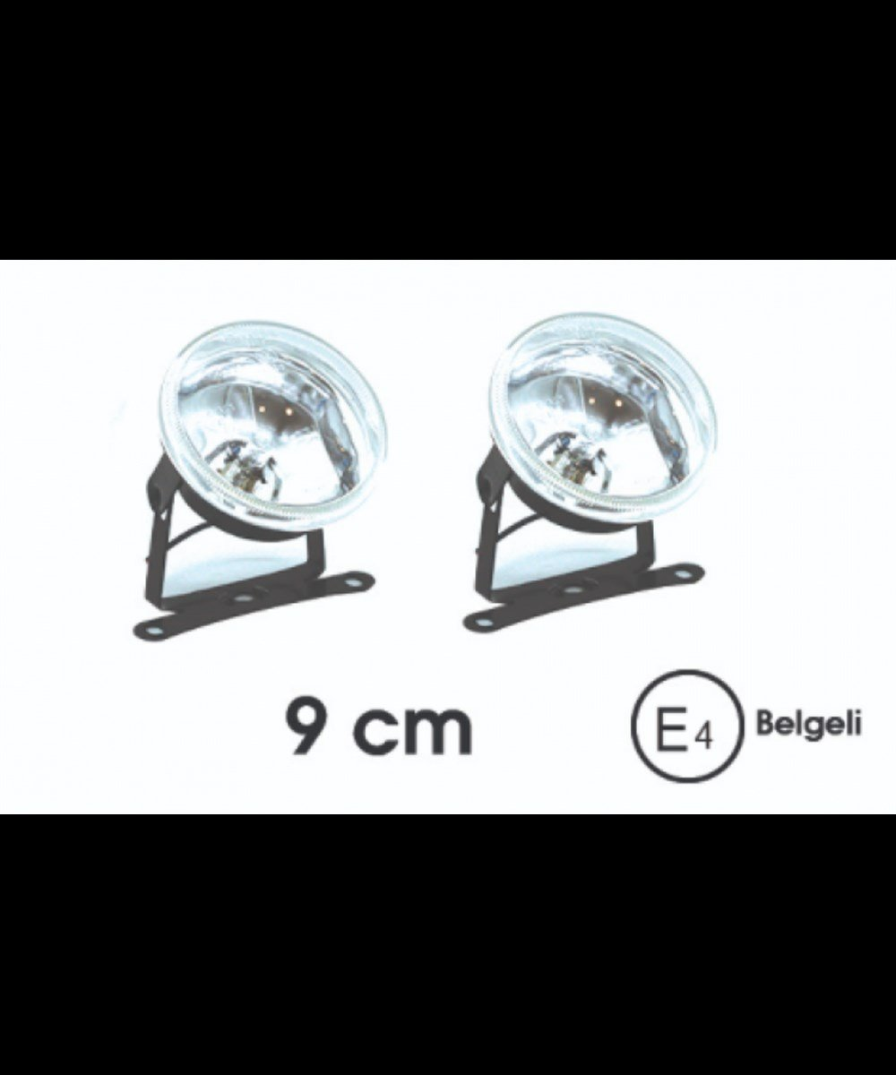 SİS LAMBASI YUVARLAK 9CM E-MARK BELGELİ BEYAZ TAKIM KOD:3031301