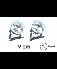 SİS LAMBASI YUVARLAK 9CM E-MARK BELGELİ BEYAZ TAKIM KOD:3031301