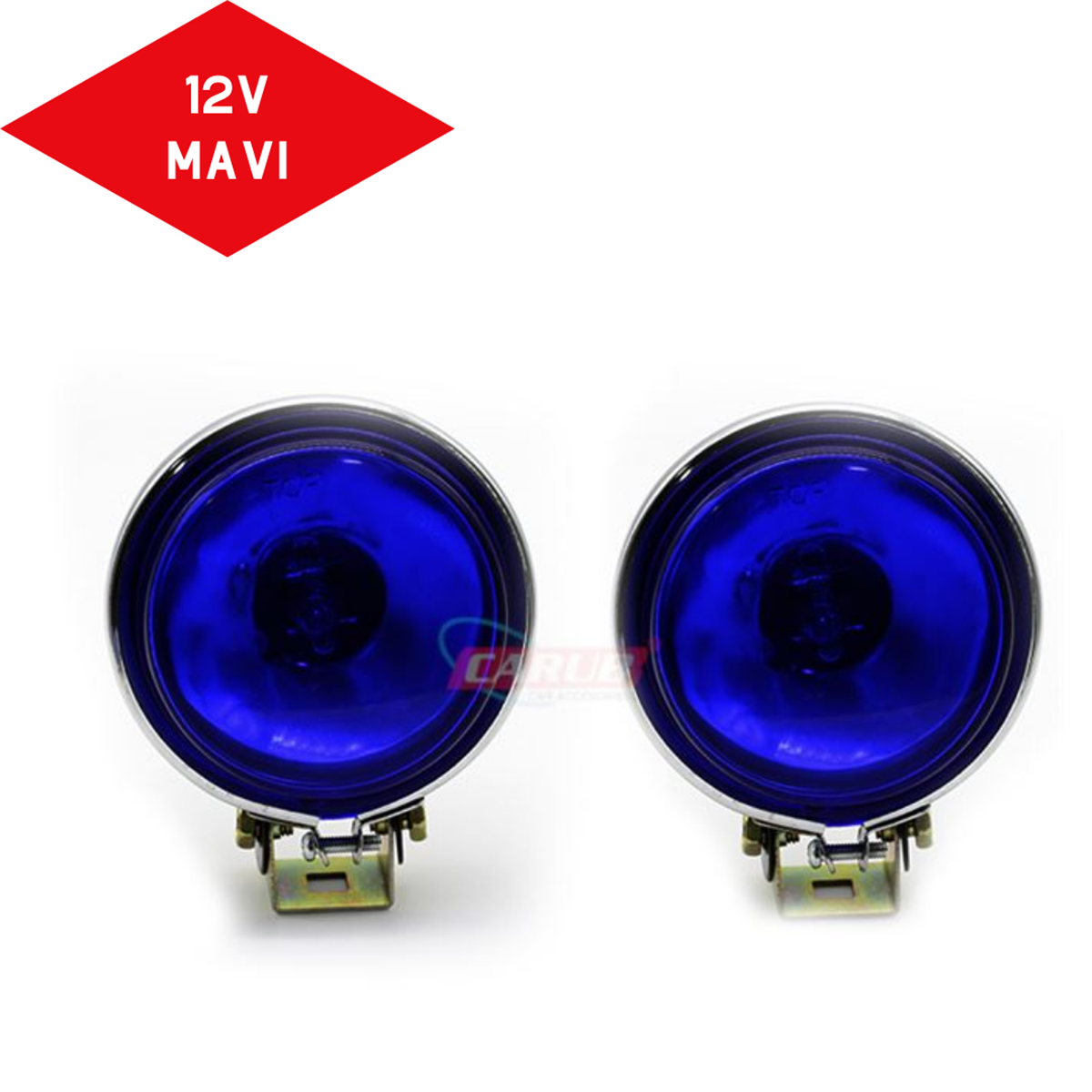 SİS LAMBASI OBEN YUVARLAK 9CM MAVİ TAKIM KOD:3016004