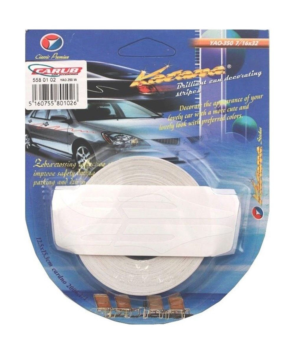 KATANA ŞERİT İKİLİ BEYAZ 10MT KOD:5580102