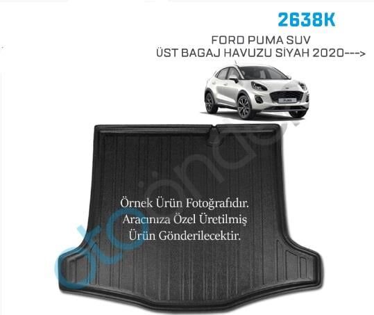BAGAJ HAVUZU FORD PUMA SUV ÜST  SİYAH 2020--- KOD:2638K