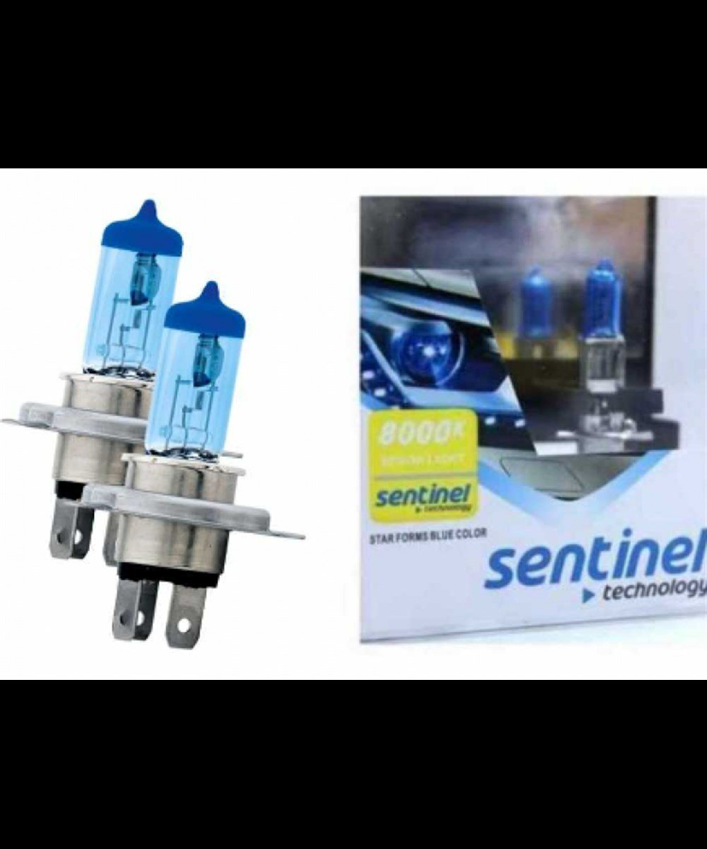 SENTİNEL H4 AMPUL 12V SÜPER BEYAZ IŞIK 2'Lİ KOD:BSH4