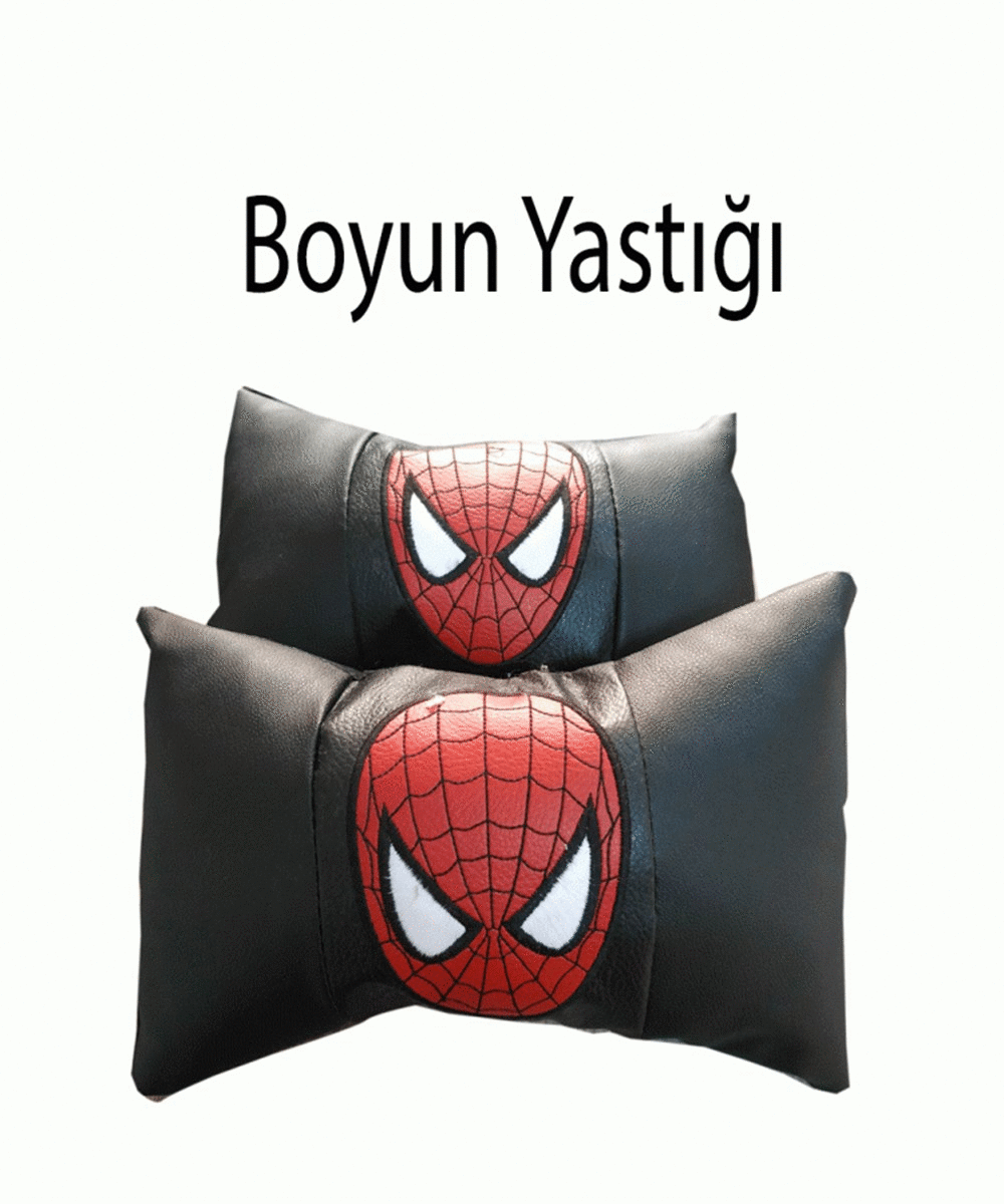 DERİ̇ BOYUN YASTIĞI ÖRÜMCEK ADAM KOD:180107