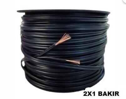 KABLO HOPARLÖR 2*1 CCA BAKIR SİYAH ŞEFFAF KS08
