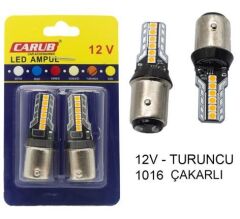 AMPUL  1016 12V ÇAKAR-DÜZ TURUNCU KOD:0403033