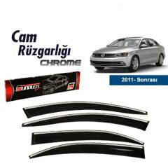 CAM RÜZGARLIK 4'LÜ VOLKSWAGEN JETTA 2010-2013 KROMLU KOD:PLUS1026009