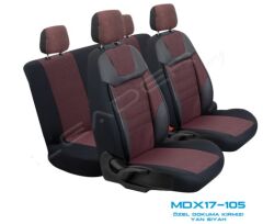 KOLTUK KILIFI CAPRICE ÖZEL DOKUMA KIRMIZI SİYAH KOD:MDX17-105