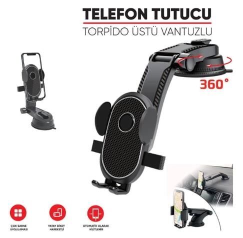 TELEFON TUTUCU AYARLI CARBON VANTUZLU KOD:5901974
