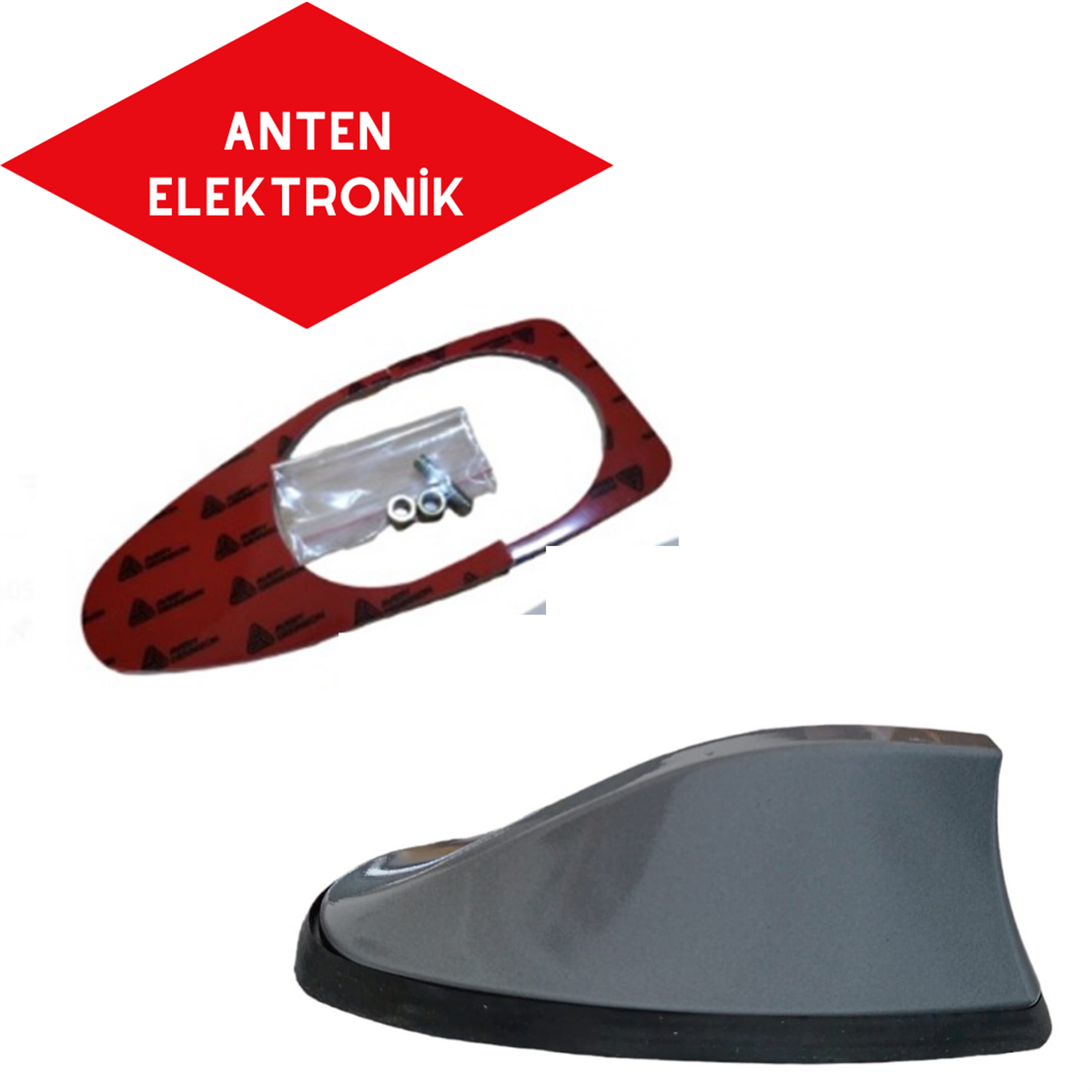 ANTEN BALİNA ELEKTRONİK FÜME SİLİKON TABAN KOD:4053