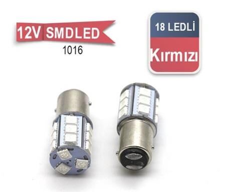 AMPUL 1016 12SDM 12V KIRMIZI KOD:0403031