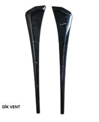 UNİVERSAL ÇAMURLUK VENTİ (PLASTİK) PİANO BLACK DİK KOD:VNT