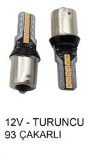 AMPUL 12V 93 TURUNCU ÇAKAR-DÜZ KOD:0403035