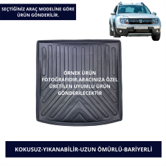 BAGAJ HAVUZU MODELLERİ DACİA ARAÇLAR- SİYAH RENK