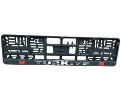 PLAKALIK BAYRAK LOGOLU TÜRKİYE YAZILI KOD:40-01