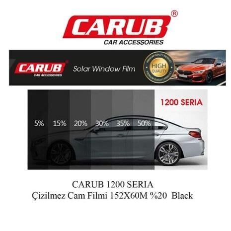 Cam Filmi Çizilmez 1800 SERIA ORJ 152X60 %20 Black Kod:1236372