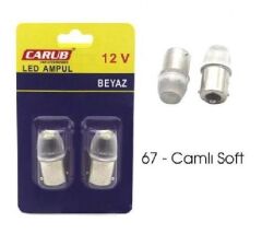 AMPUL 12V 67 CAMLI SOFT BEYAZ KOD.0403004
