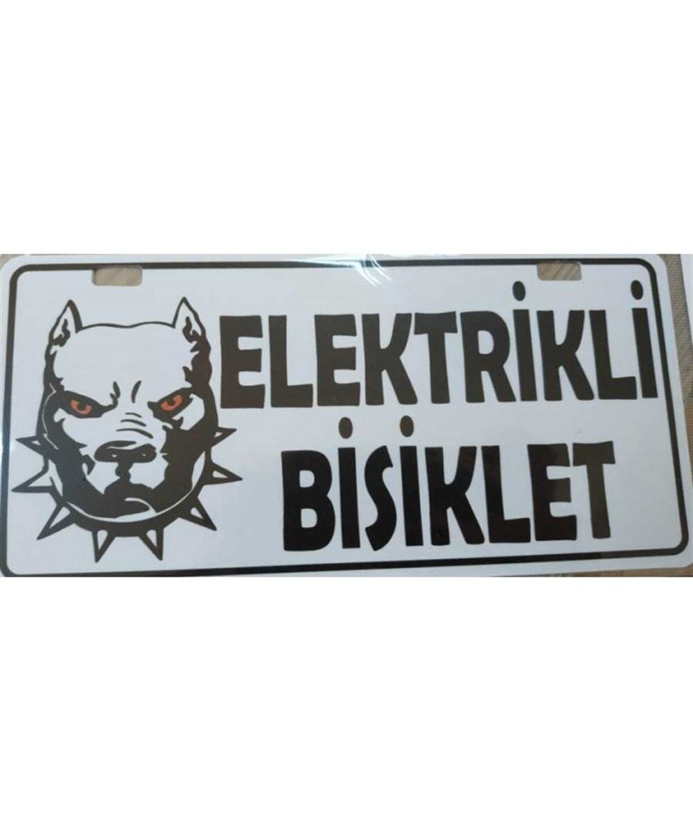ELEKTRİKLİ BİSİKLET PLAKALIĞI 22CMX10.5CM KOD:800522212