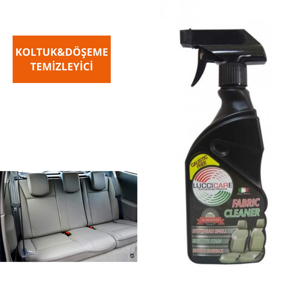 KOLTUK VE DÖŞEME TEMİZLEYİCİ 500 ML LUCCİCARE KOD:CS-BM502
