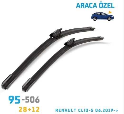 SİLECEK SÜPÜRGE TAKIM ÖN RENAULT CLİO 5 2006- 2019 SONRASI KOD:95-506