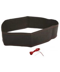 DİREKSİYON KILIFI DİKMELİ İĞNELİ KIRMIZI İPLİKLİ SİYAH KOD:1832401