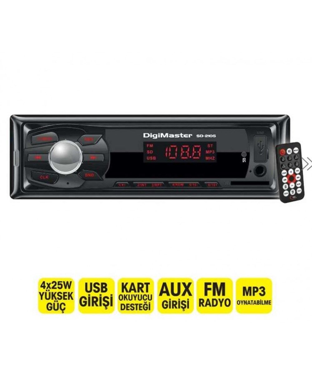 OTO TEYP DİGİMASTER UZAKTAN KUMANDALI KOD:18163