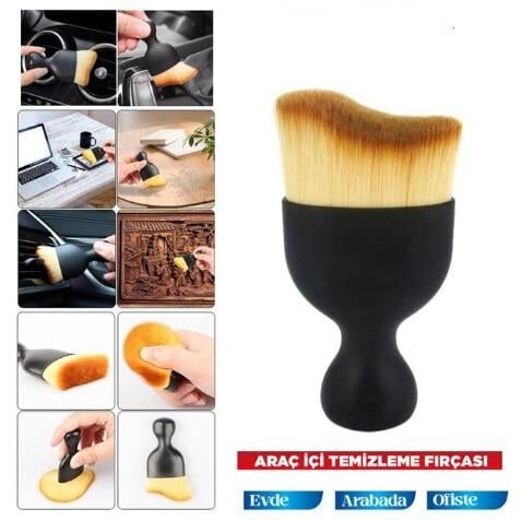 ARAÇ İÇİ FIRÇASI YUMUŞAK TÜYLÜ BLİSTER KOD:0922565