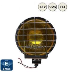 SİS LAMBASI 12V YUVARLAK 4X4 KROM JUMBO SARI 20X10CM KOD:3018002