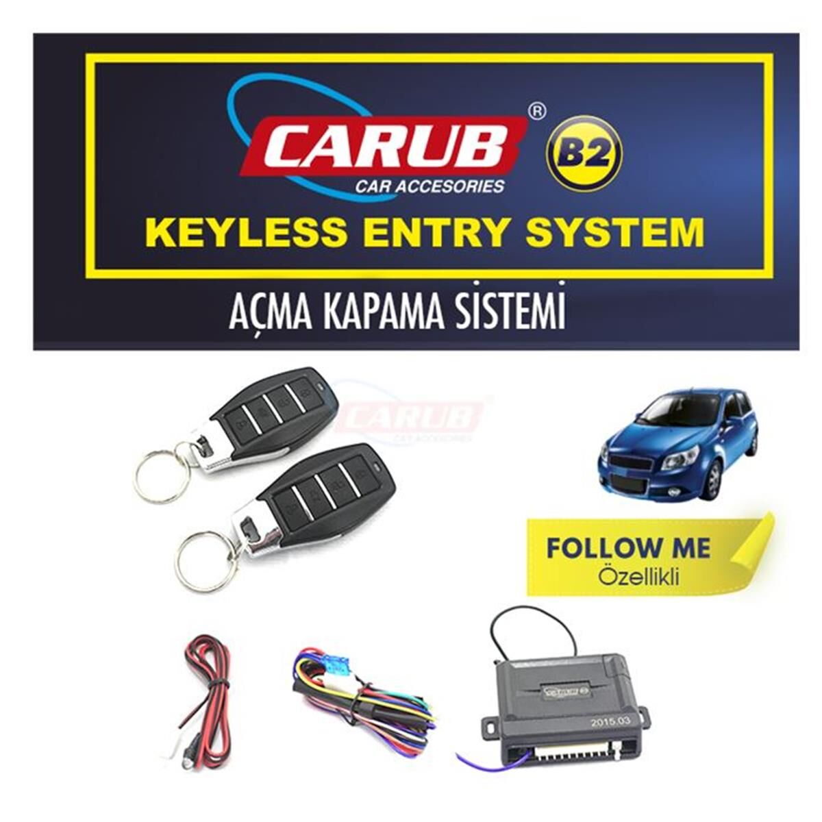AÇMA KAPAMA 12V S.ÇIKIŞLI SİYAH FOLLOW ME KOD:4602448